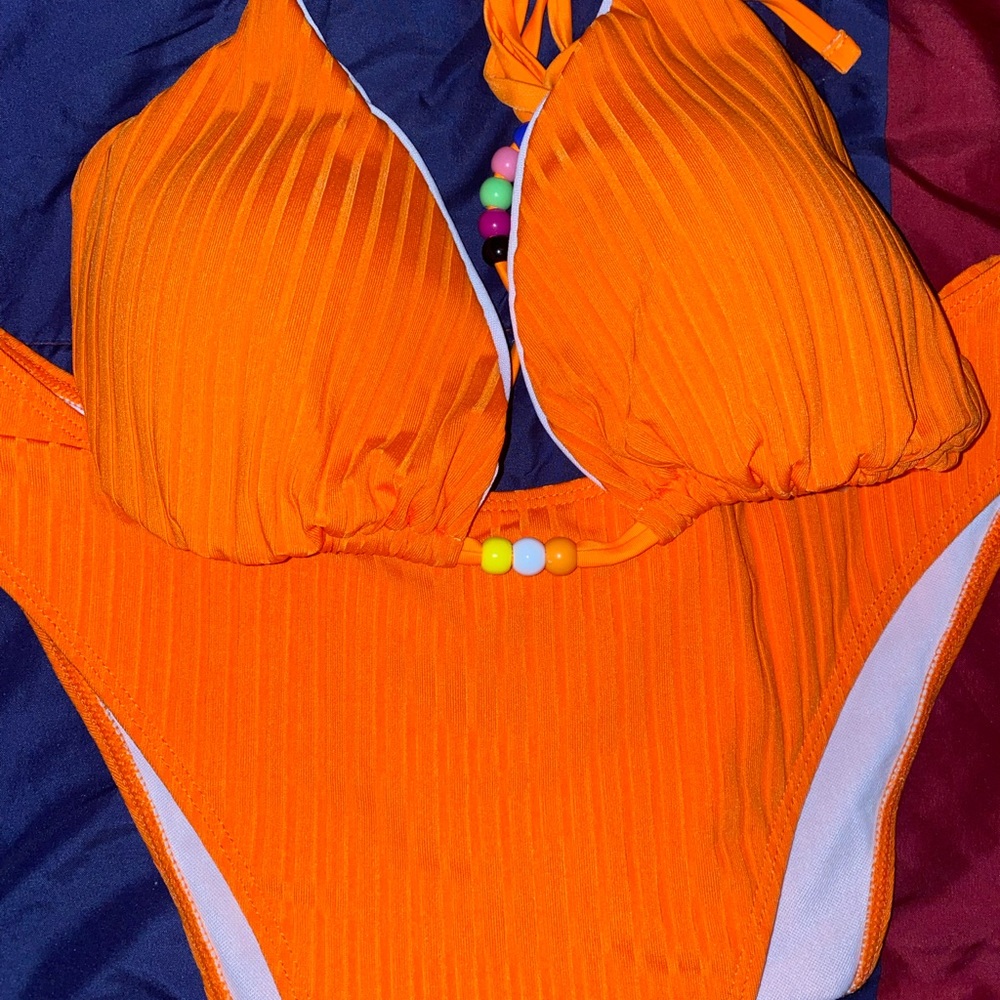 Two piece- Orange bikini 👙- New